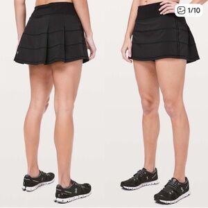 Lululemon Pace Rival Skirt Size 12 Black